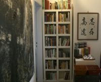 Teebibliothek im Chá Dào Teehaus
